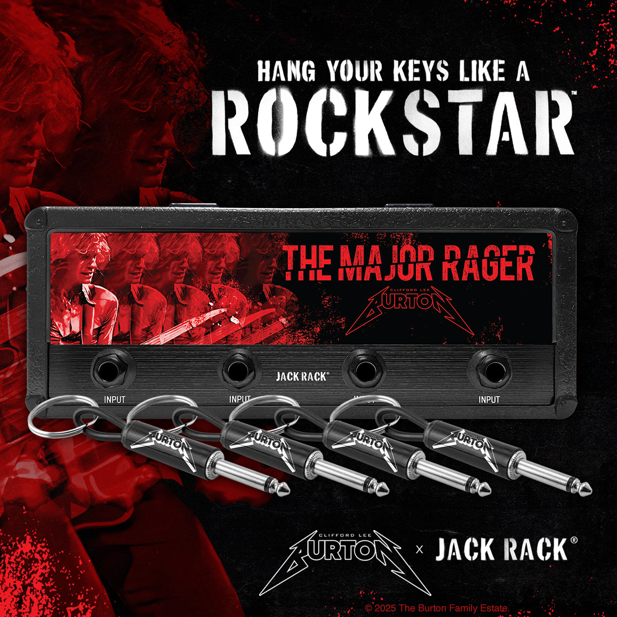 PLUGINZ CELEBRATES THE LEGACY OF BASSIST CLIFF BURTON WITH OFFICIAL JACK RACK® COLLECTION