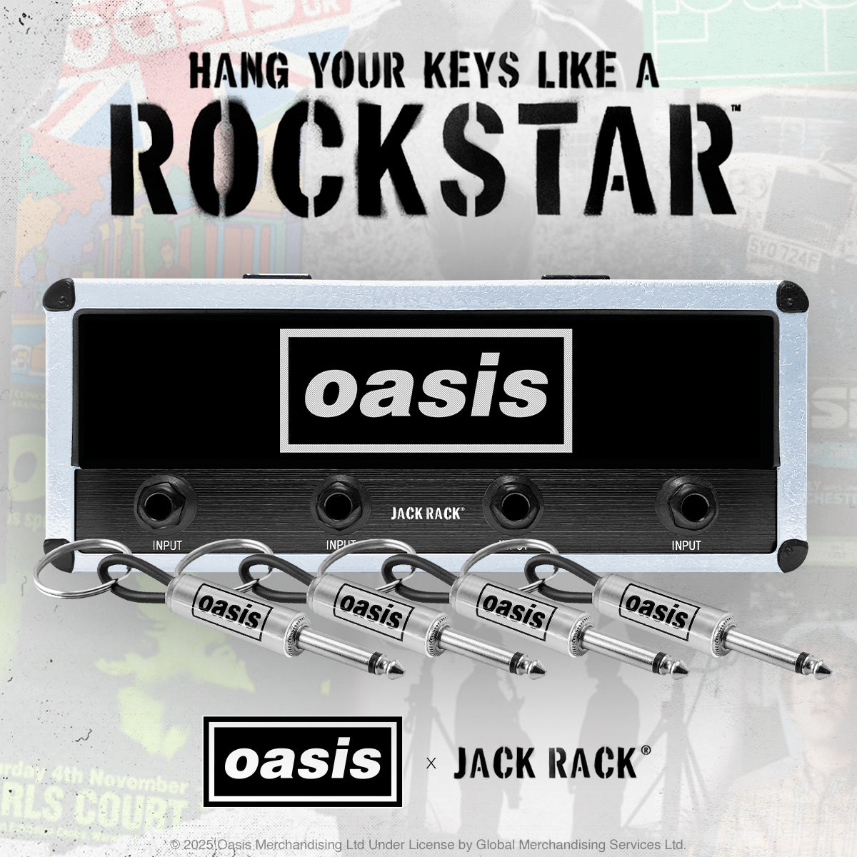 GET REUNION TOUR-READY: PLUGINZ REVEALS OFFICIAL OASIS x JACK RACK® COLLECTION