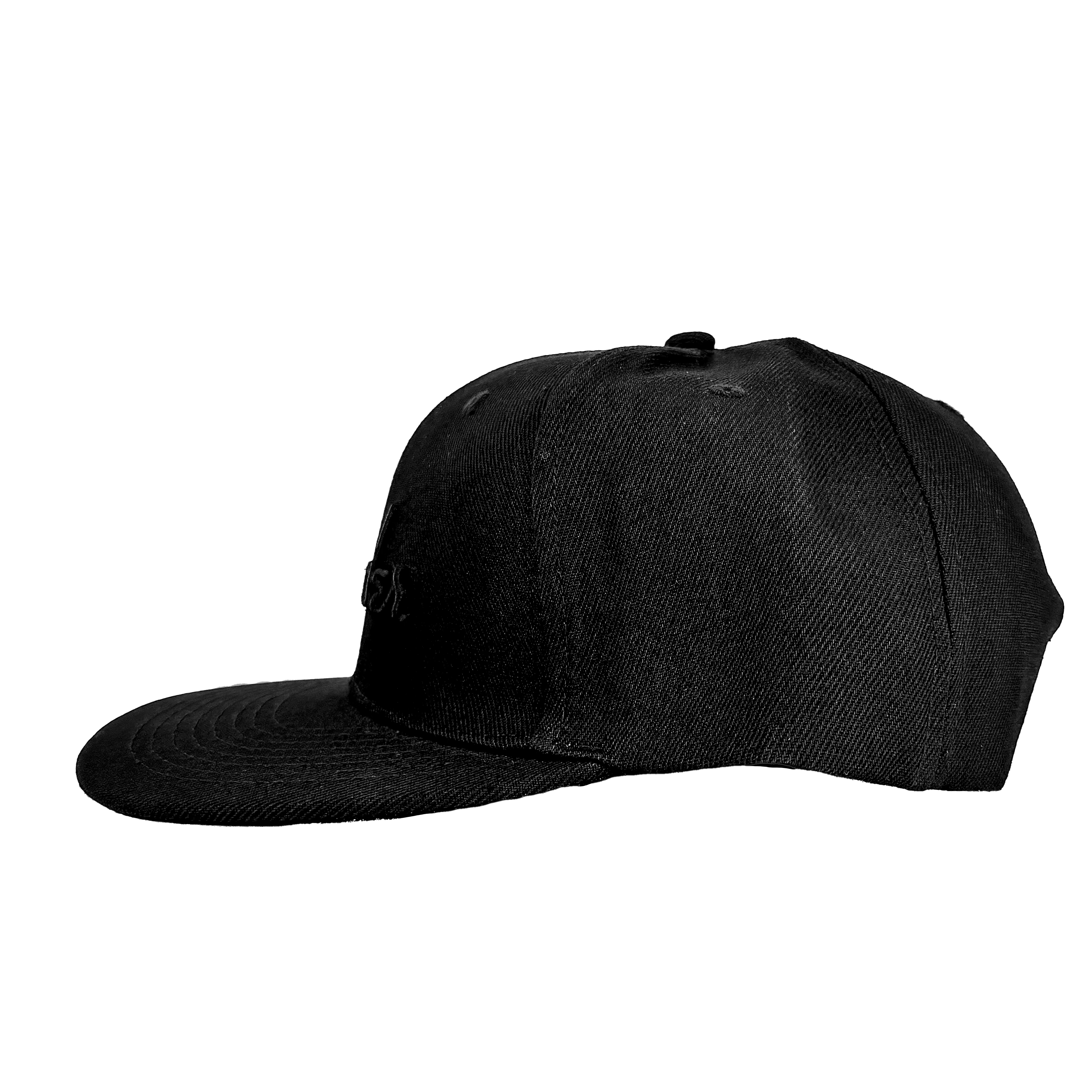 Black Flat Bill Hat