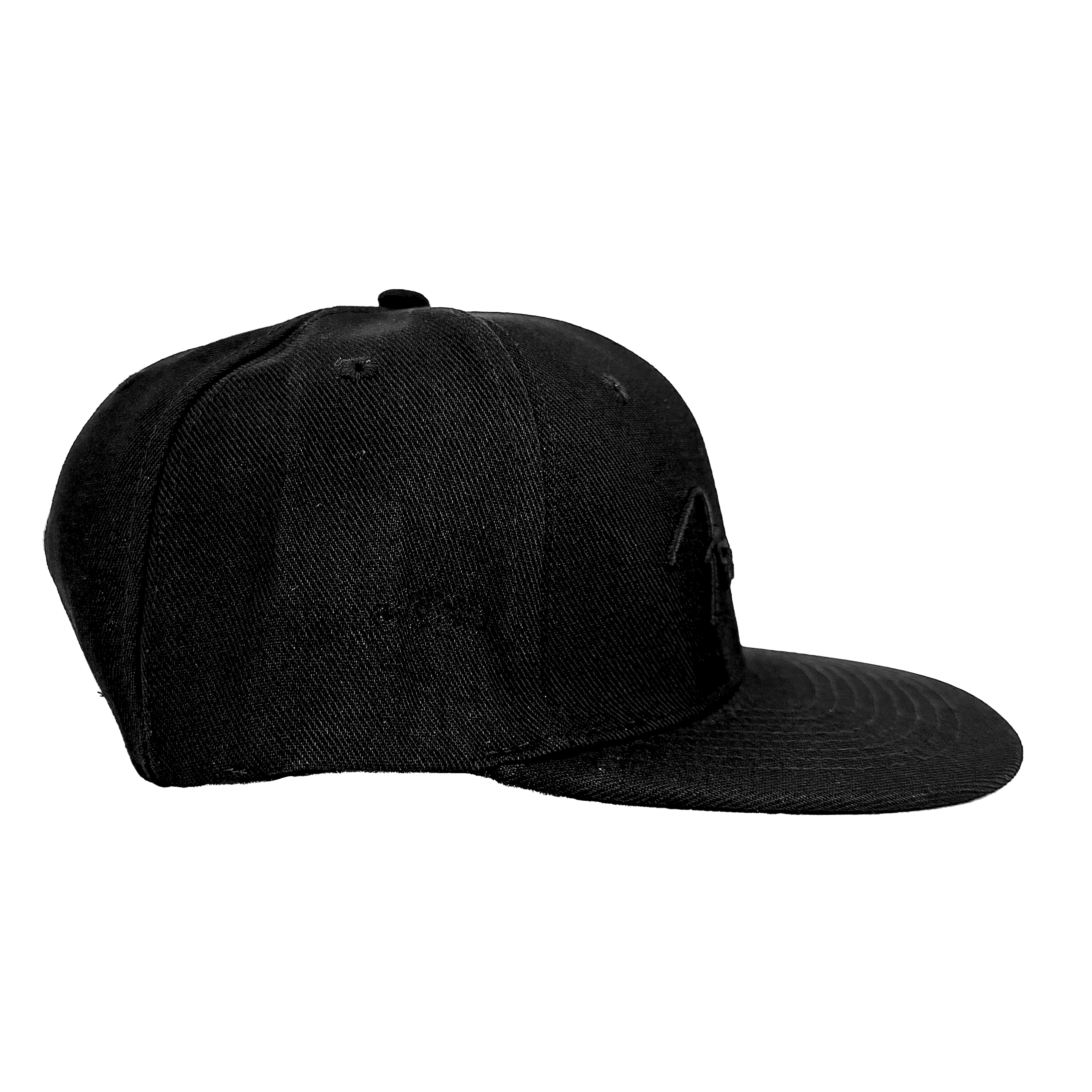 Black Flat Bill Hat