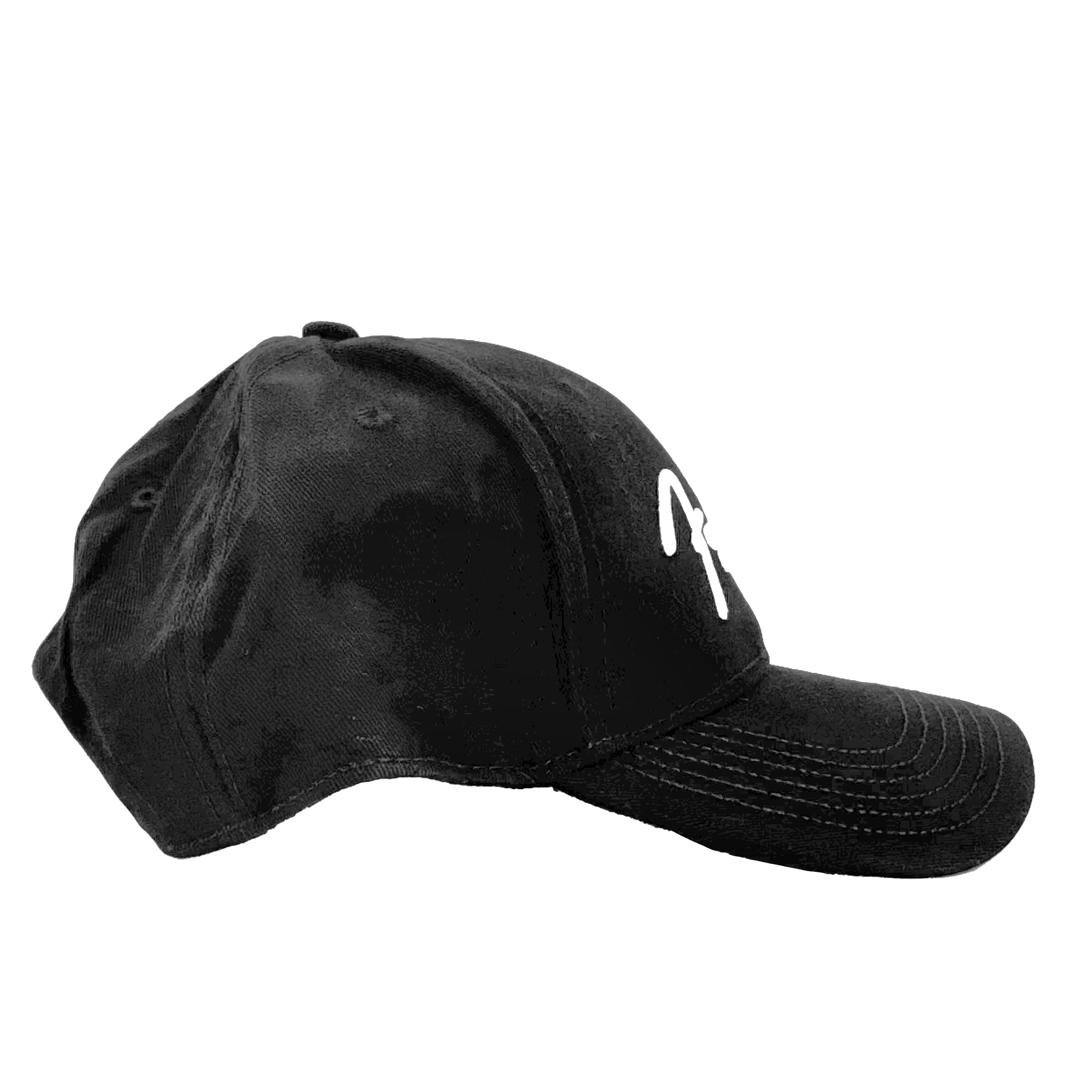 Black Script Hat
