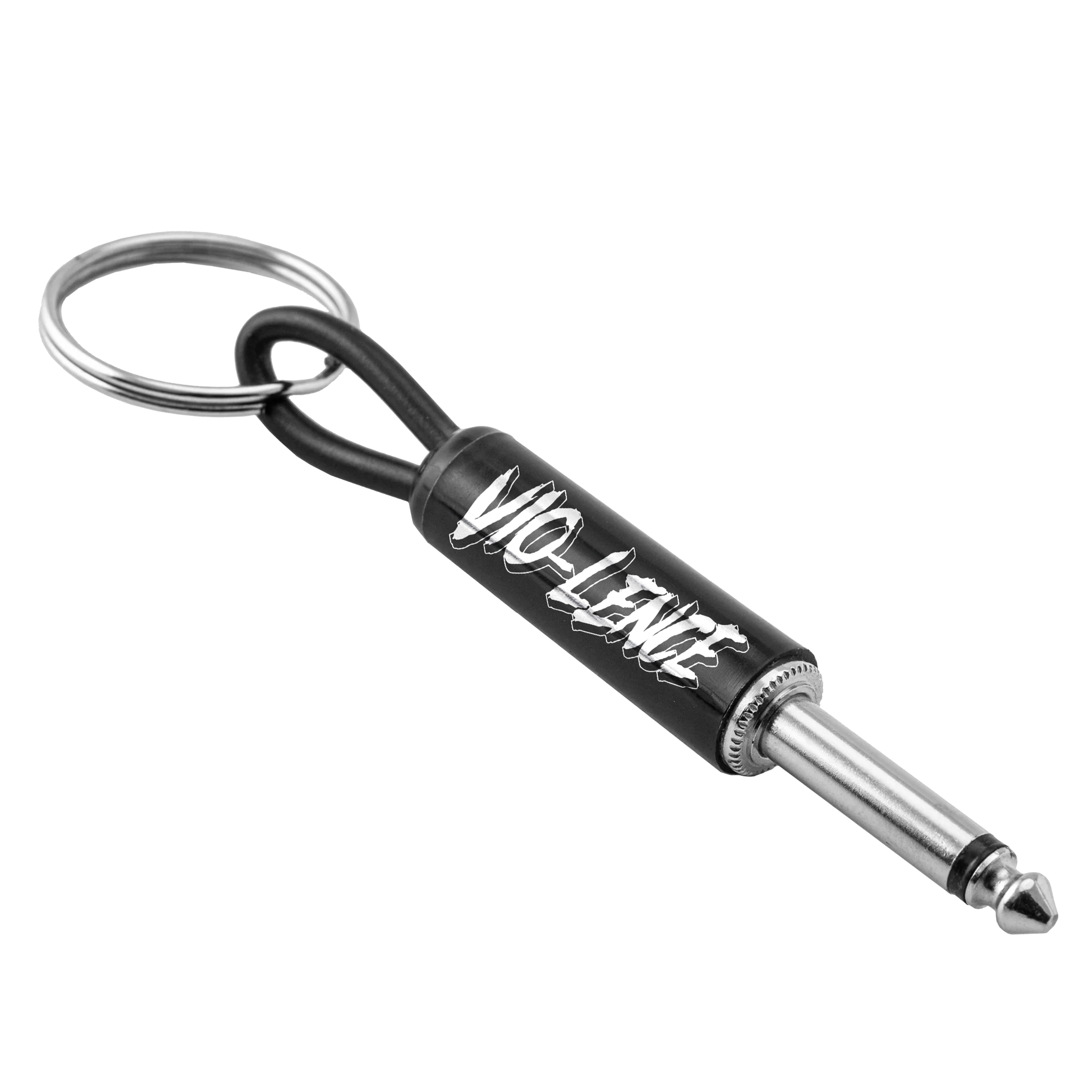Vio-lence Logo Guitar Plug Keychain