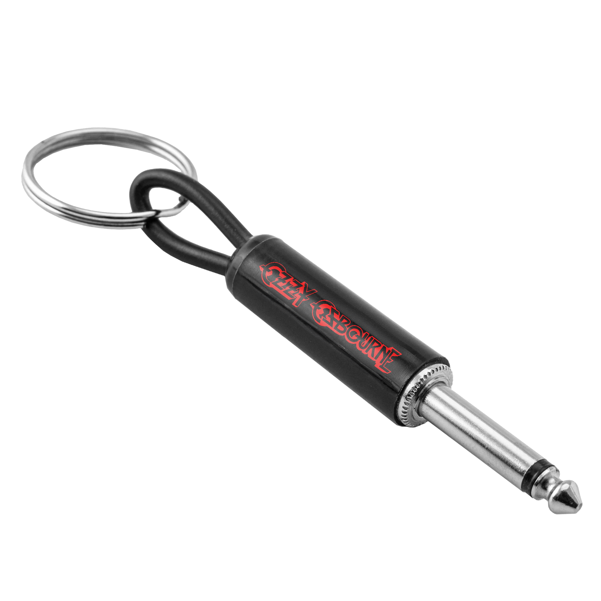 Ozzy Logo Guitar Plug Keychain
