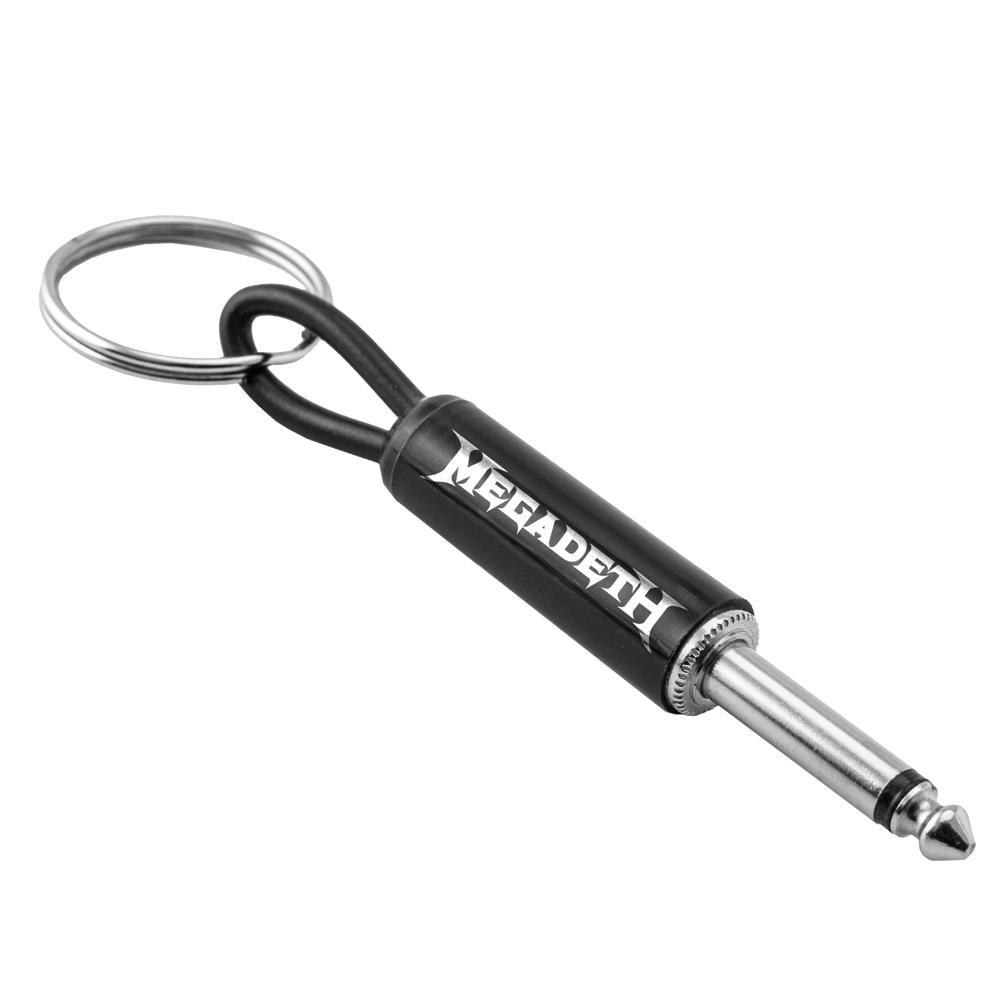 Megadeth Logo Guitar Plug Keychain