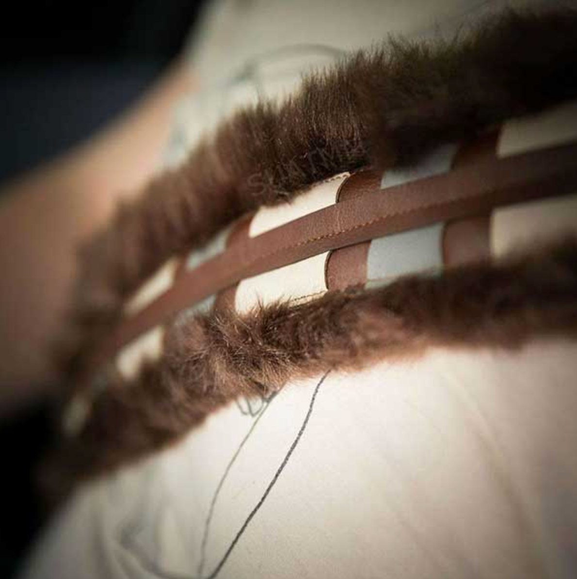 Chewbelta seat belt cover