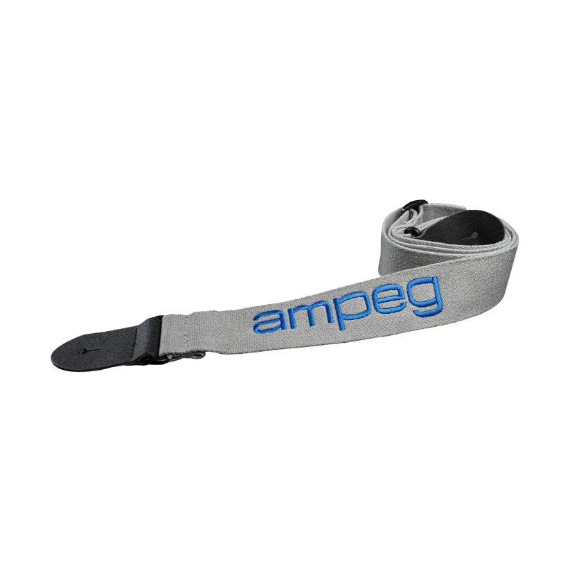 Ampeg Grey 2" Cotton Vintage Strap