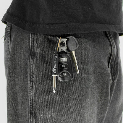 Armored Saint Logo Guitar Plug Keychain