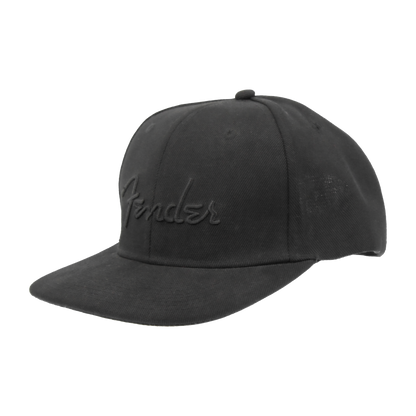 Black Flat Bill Hat