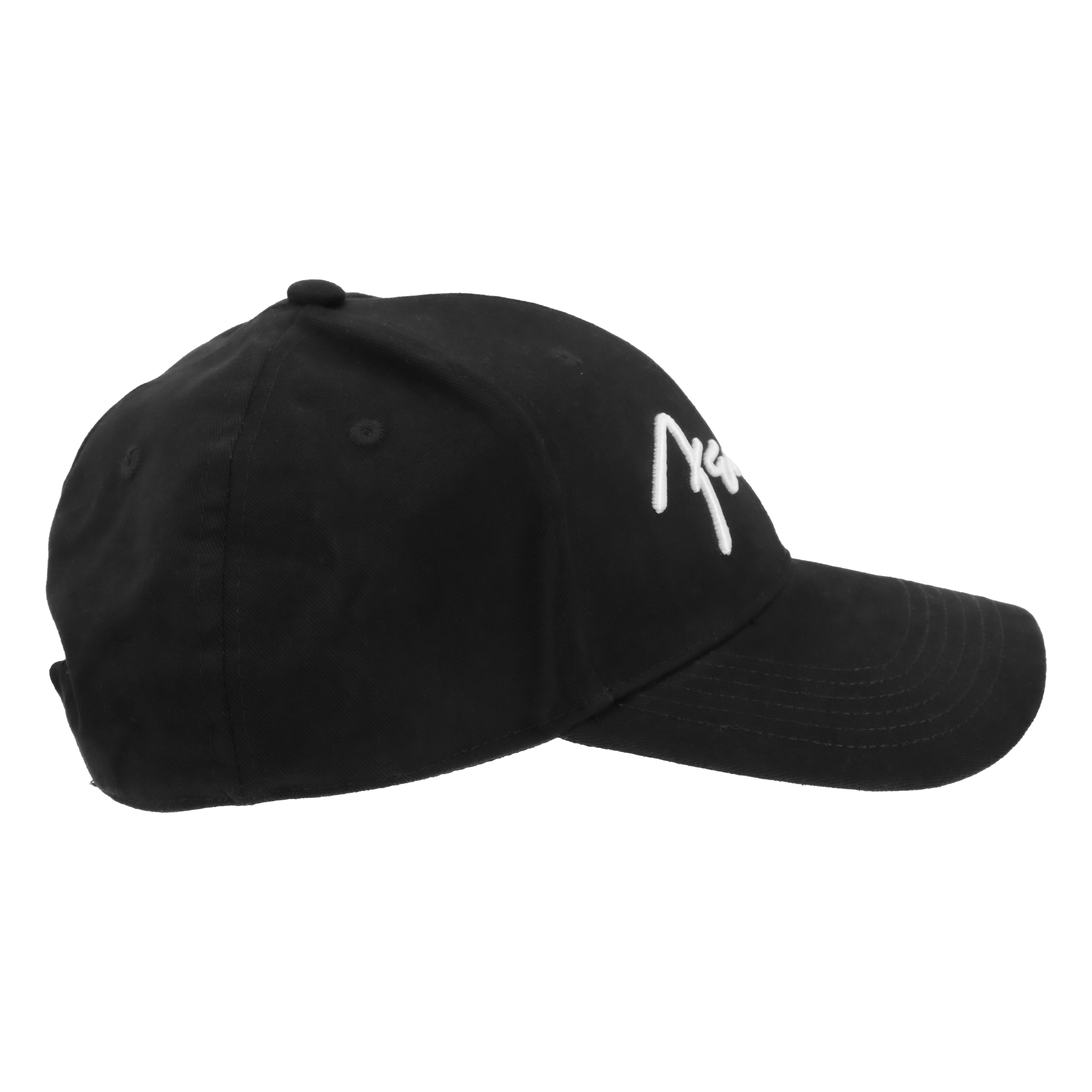 Black Script Hat