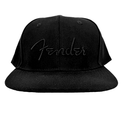 Black Flat Bill Hat