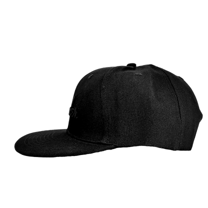Black Flat Bill Hat