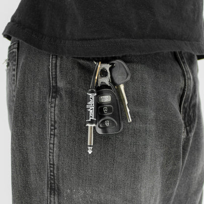 Death Angel Logo Guitar Plug Keychain