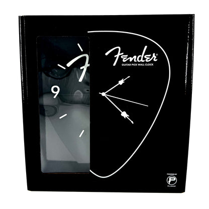 Fender Guitar Pick Wall Clock x Black