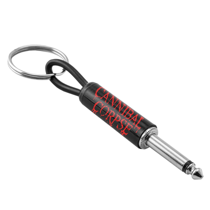 Cannibal Corpse Logo Guitar Plug Keychain