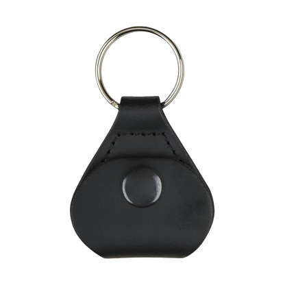 Fender leather guitar pick holder keychain