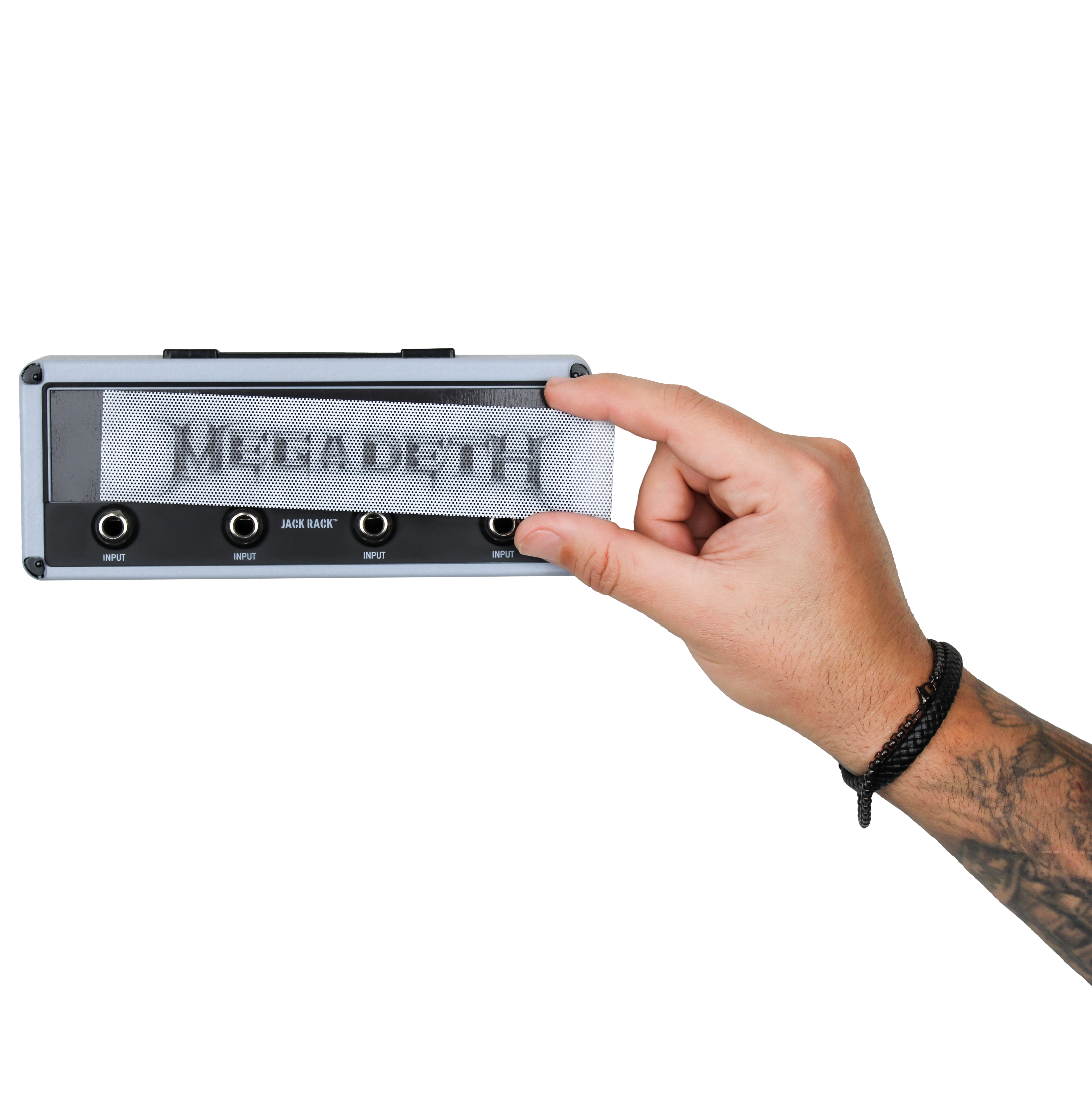 "Whiteout Wordmark" Magnetic Grill