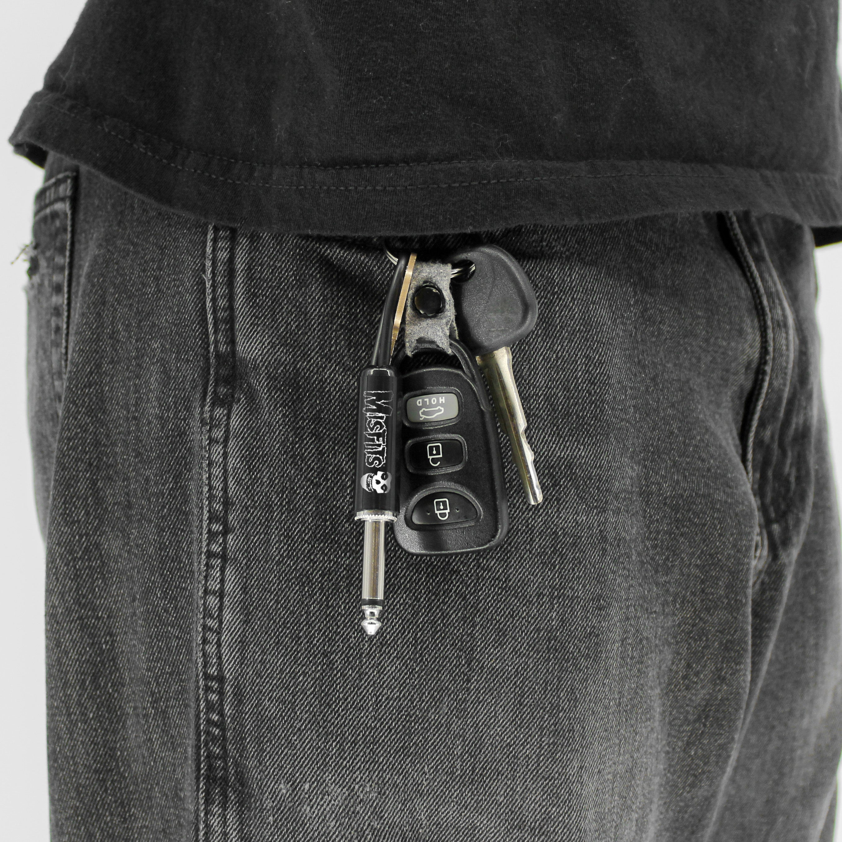 Misfits Logo Guitar Plug Keychain – Pluginz Keychains