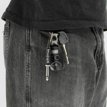 Motionless in White Logo Guitar Plug Keychain