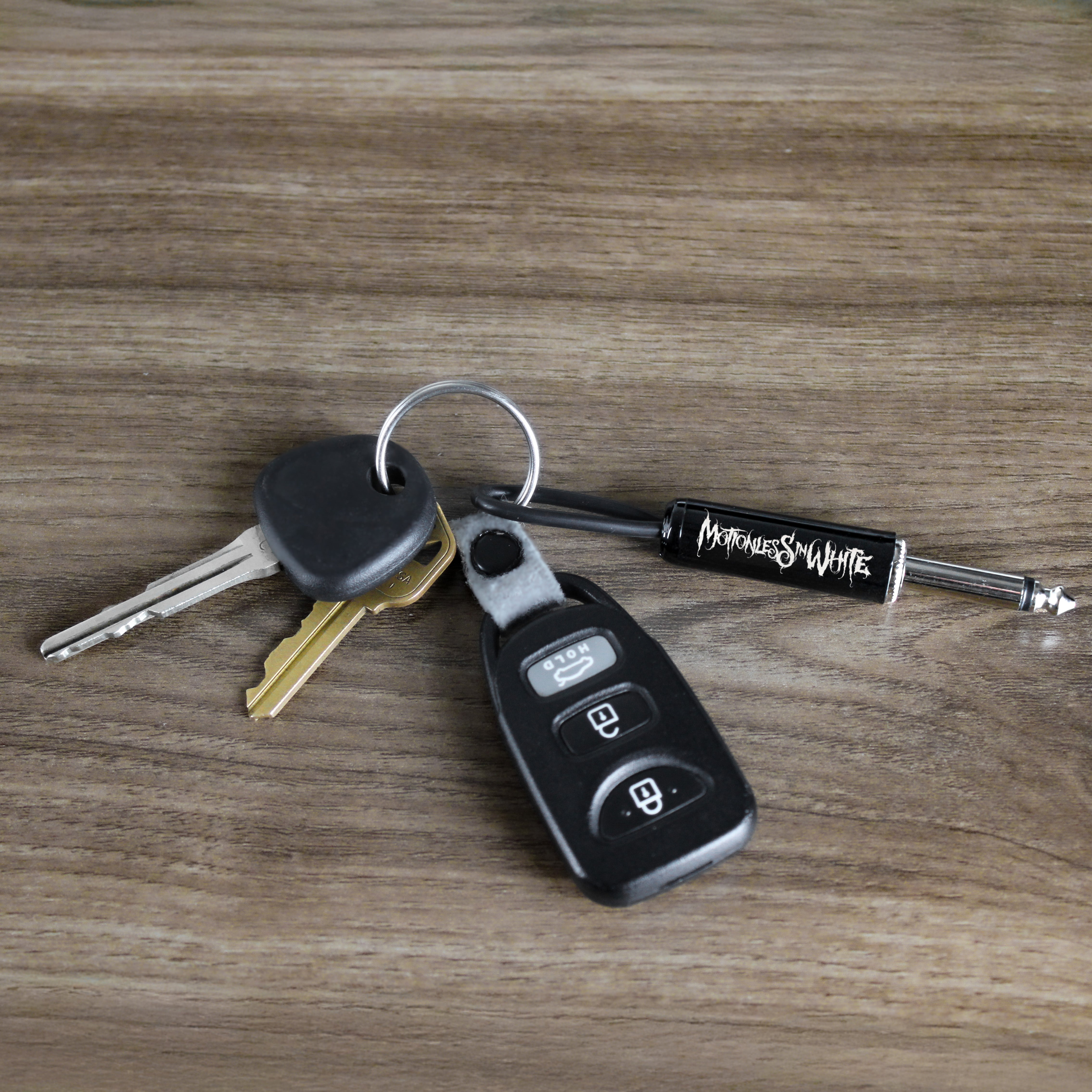 Motionless in White Logo Guitar Plug Keychain