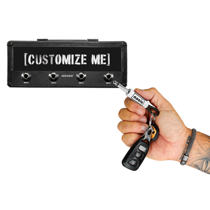 Oasis Logo Guitar Plug Keychain