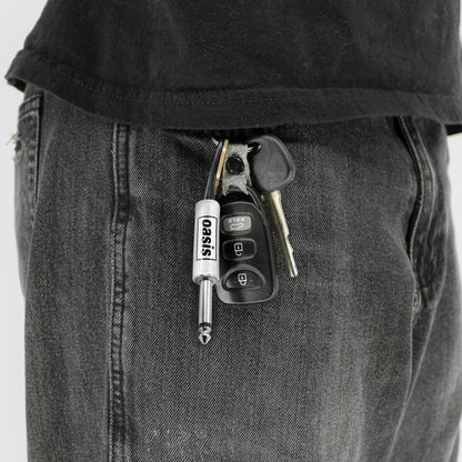 Oasis Logo Guitar Plug Keychain