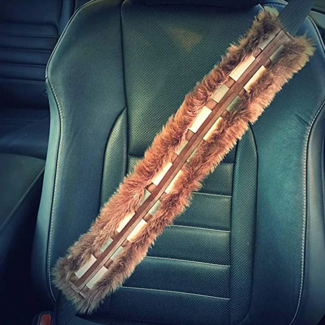 Chewbelta seat belt cover