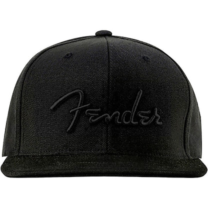 Black Flat Bill Hat