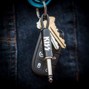 KISS Guitar Plug Keychain