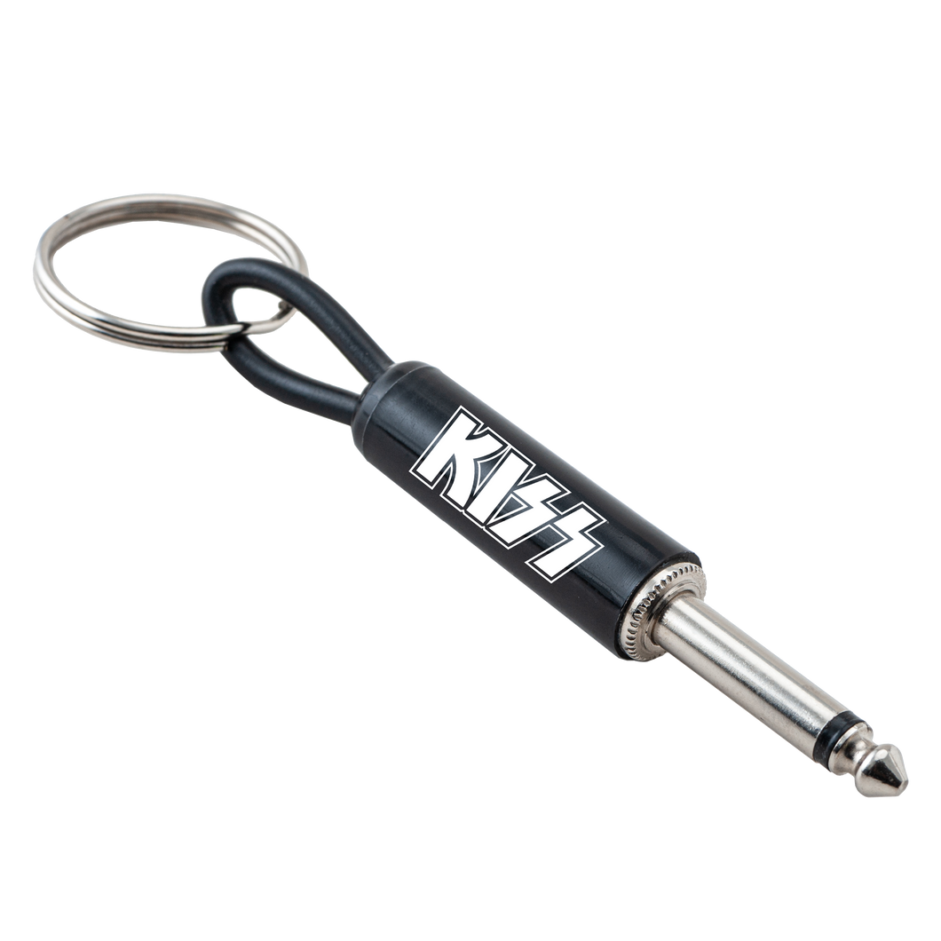 KISS Guitar Plug Keychain