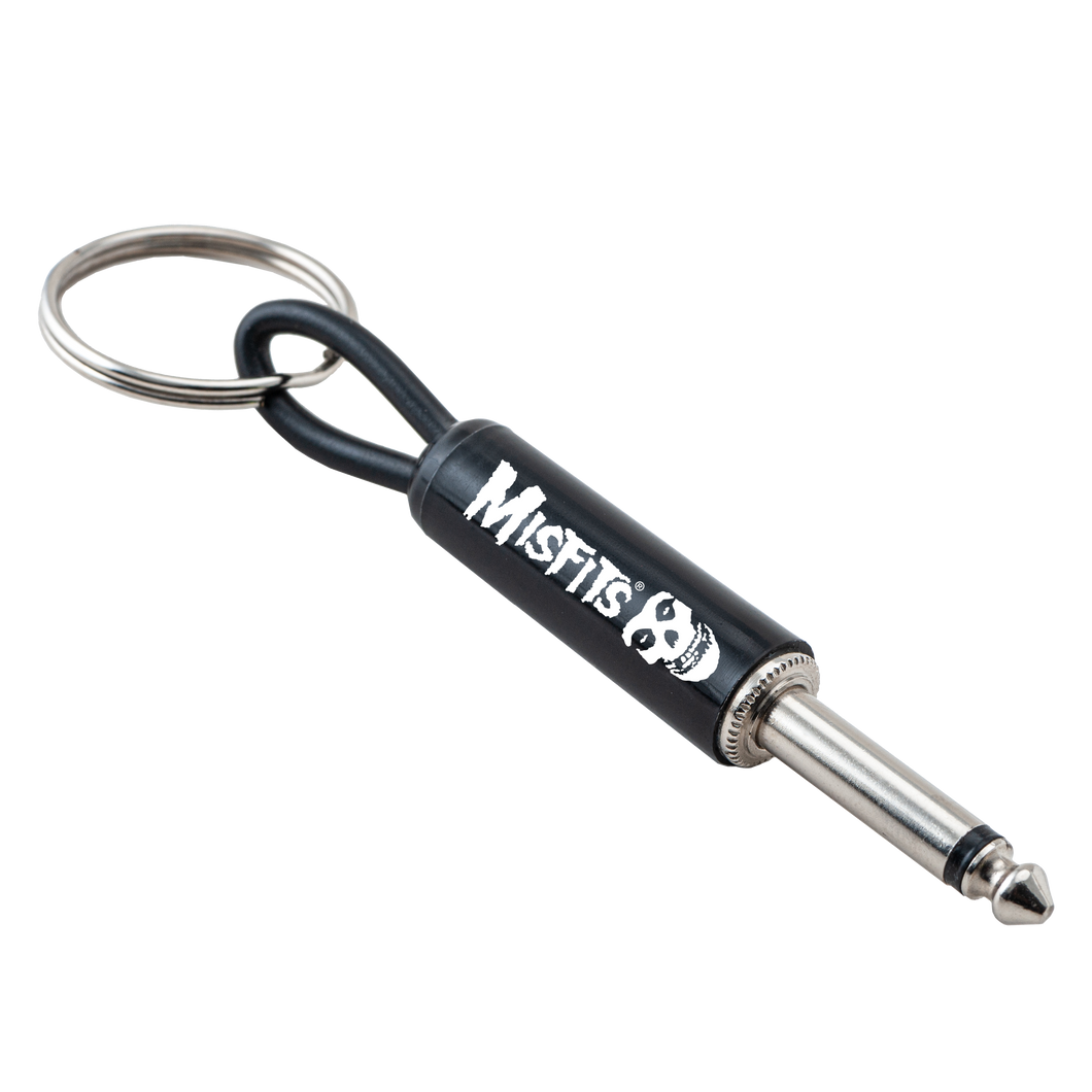 The Misfits Guitar Plug Keychain